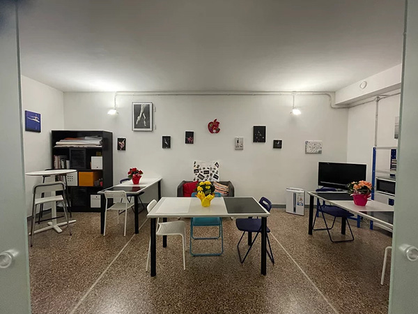 La sala studio